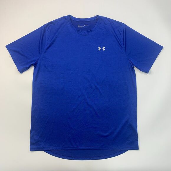 Under Armour Vent 2.0 T Shirt Mens XL Extra Large Ocean Blue Loose Short Sleeve - Picture 2 of 10